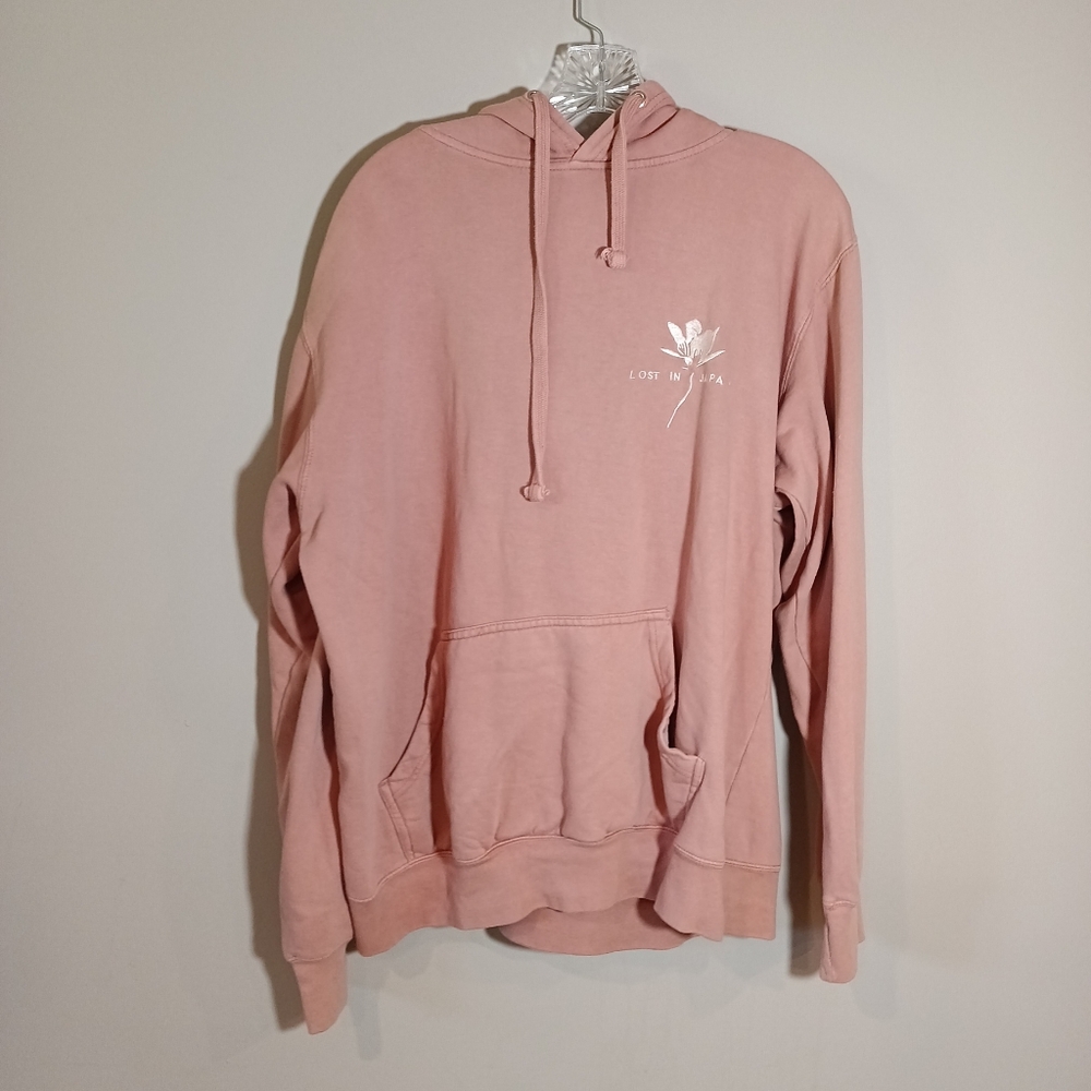 Shawn Mendes Lost in Japan tour dusty rose hoodie. Size XL